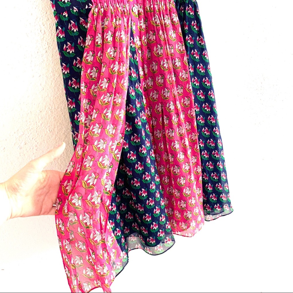 SOLD NWT DVF Nieves silk shirt dress - Picture 5 of 8